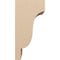 Ekena Millwork 12"W x 12"D x 24"H Wide Newport Rough Cedar Woodgrain TimberThane Corbel, Primed Tan CORUR12X12X24NEWRCPR - alternate 5